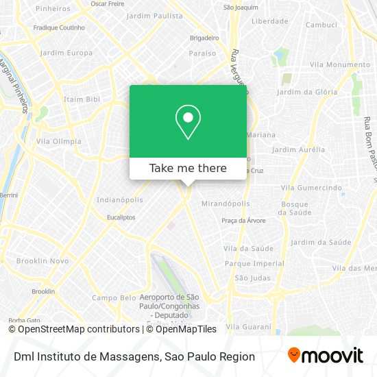 Dml Instituto de Massagens map