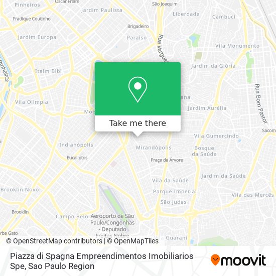 Piazza di Spagna Empreendimentos Imobiliarios Spe map