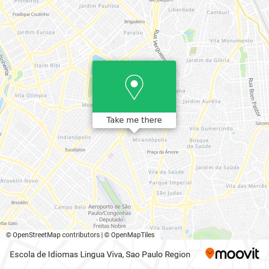 Escola de Idiomas Lingua Viva map