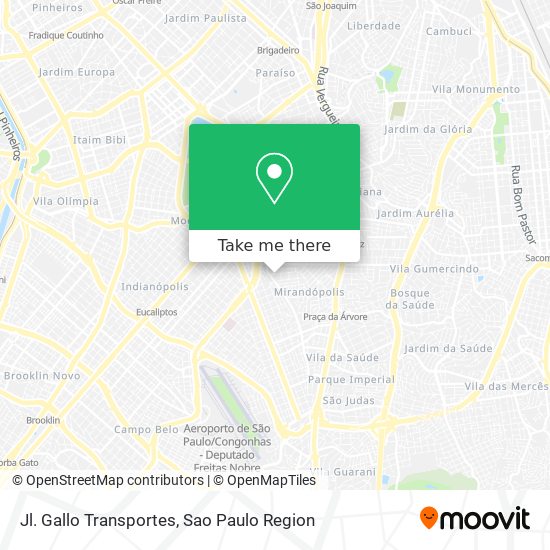 Mapa Jl. Gallo Transportes