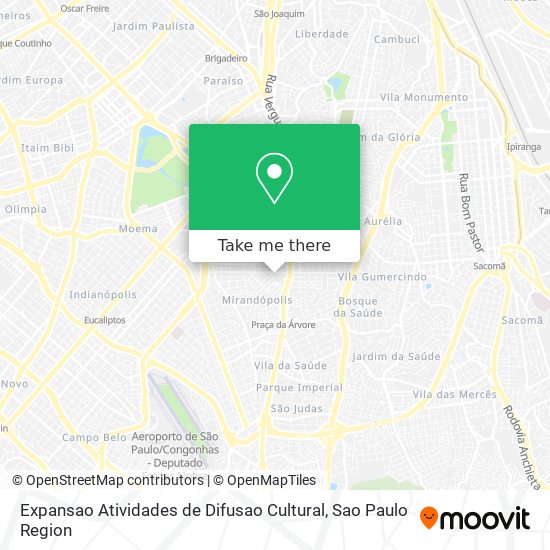 Expansao Atividades de Difusao Cultural map