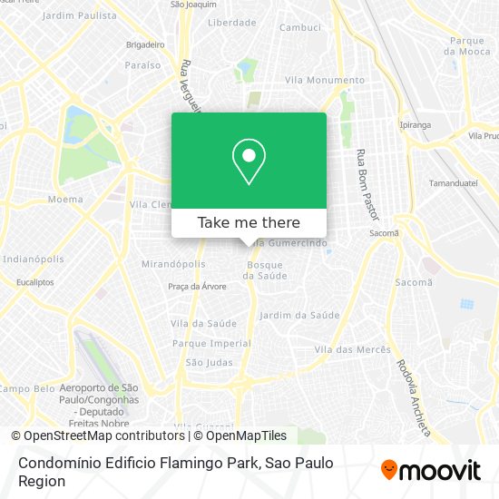 Mapa Condomínio Edificio Flamingo Park