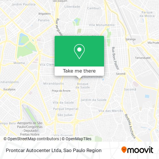 Prontcar Autocenter Ltda map