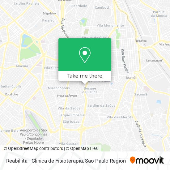 Mapa Reabillita - Clinica de Fisioterapia