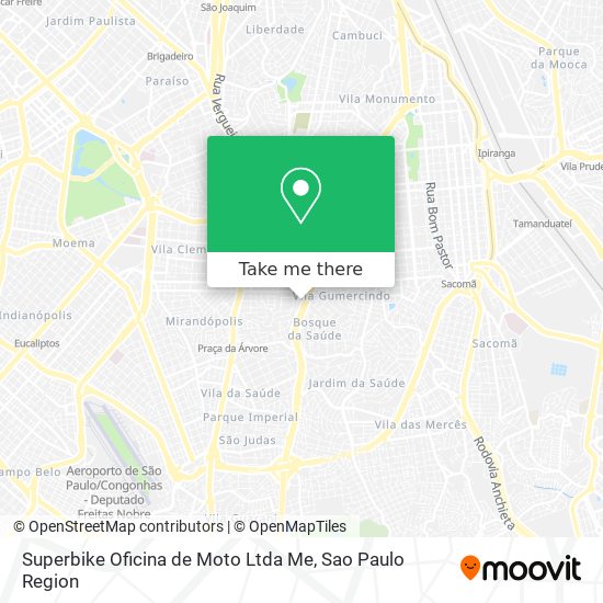 Superbike Oficina de Moto Ltda Me map