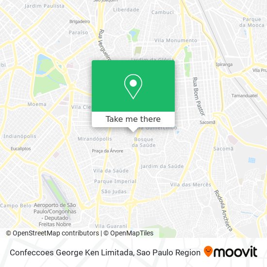 Mapa Confeccoes George Ken Limitada