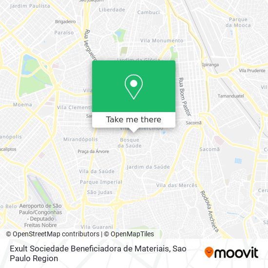 Exult Sociedade Beneficiadora de Materiais map