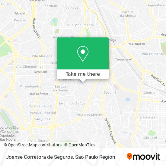 Joanse Corretora de Seguros map