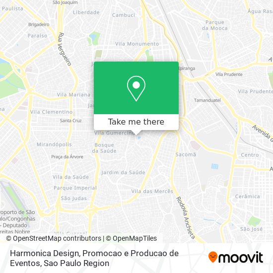 Mapa Harmonica Design, Promocao e Producao de Eventos