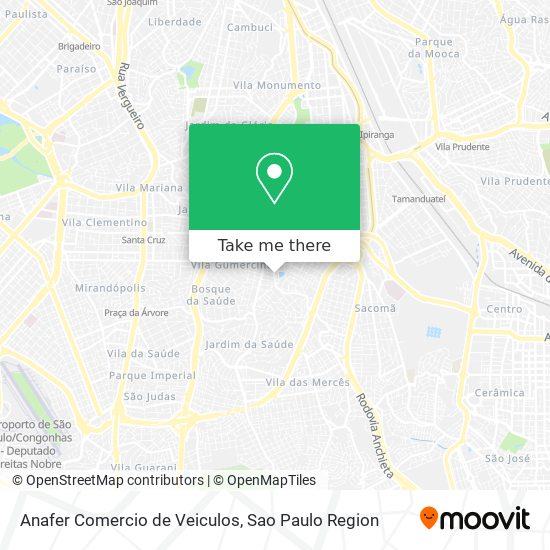 Anafer Comercio de Veiculos map