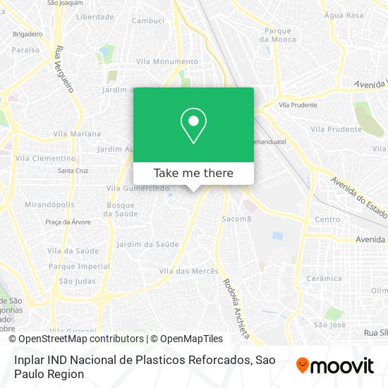 Mapa Inplar IND Nacional de Plasticos Reforcados