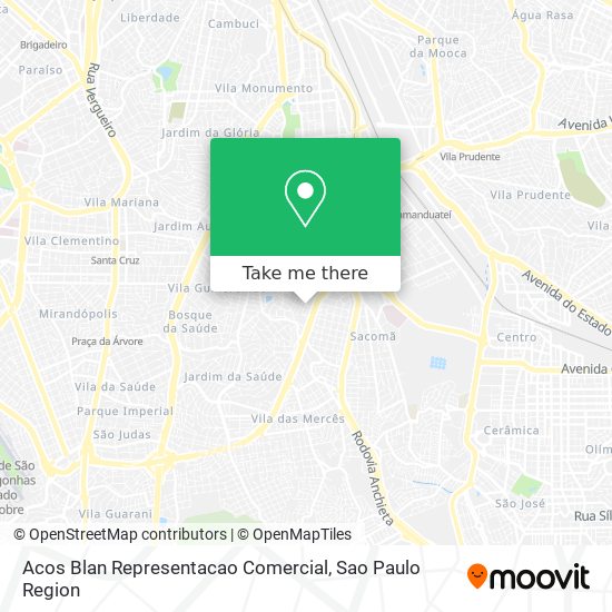 Mapa Acos Blan Representacao Comercial