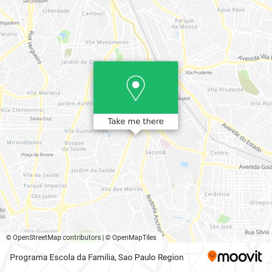 Programa Escola da Familia map