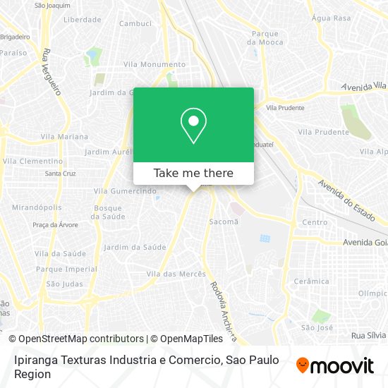 Ipiranga Texturas Industria e Comercio map