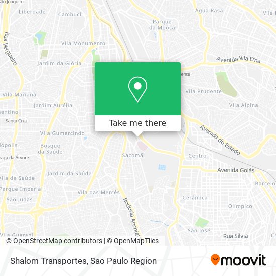 Shalom Transportes map