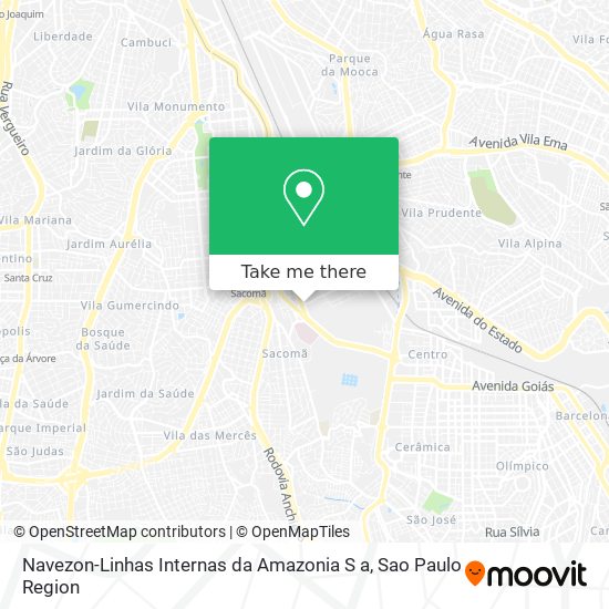 Navezon-Linhas Internas da Amazonia S a map