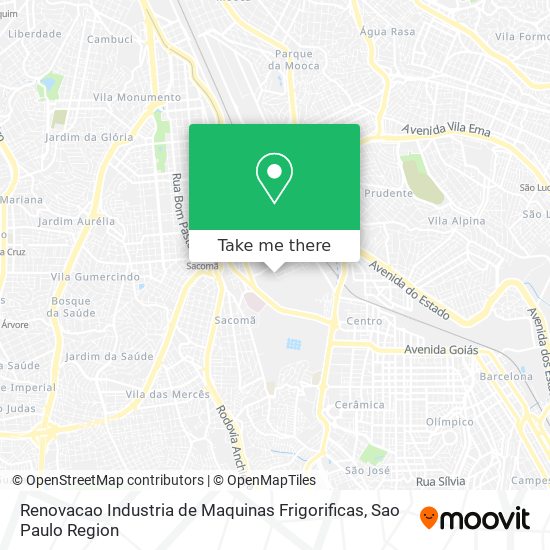 Renovacao Industria de Maquinas Frigorificas map