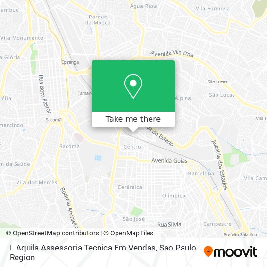 L Aquila Assessoria Tecnica Em Vendas map