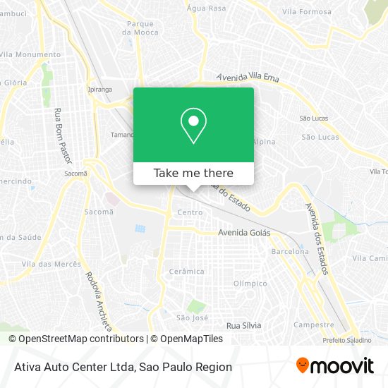 Mapa Ativa Auto Center Ltda