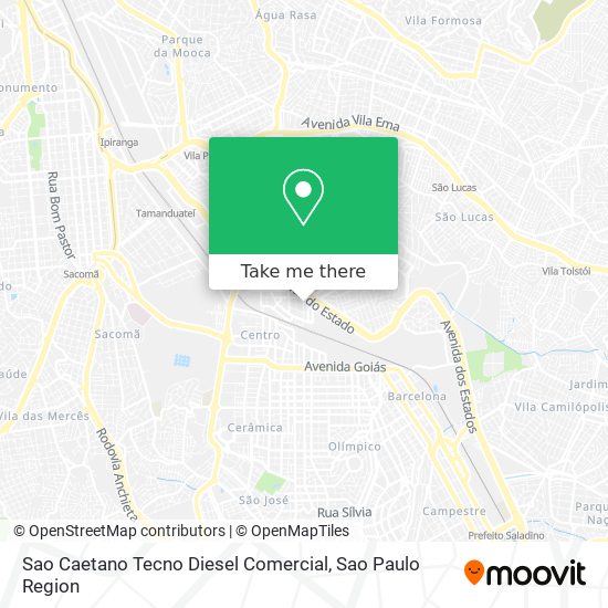 Mapa Sao Caetano Tecno Diesel Comercial