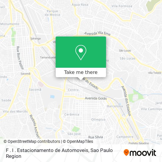 Mapa F . I . Estacionamento de Automoveis