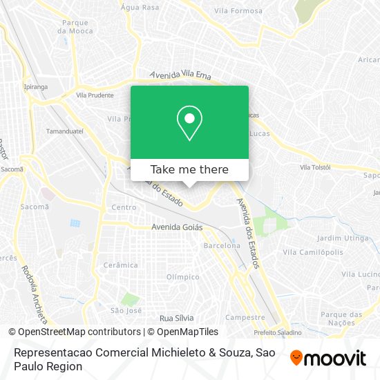 Mapa Representacao Comercial Michieleto & Souza