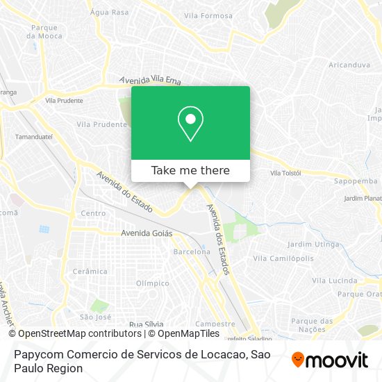 Papycom Comercio de Servicos de Locacao map