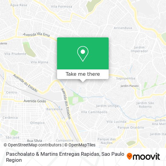 Paschoalato & Martins Entregas Rapidas map