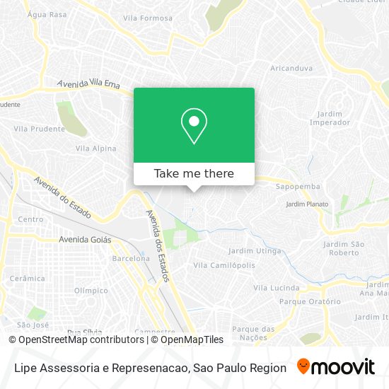 Lipe Assessoria e Represenacao map