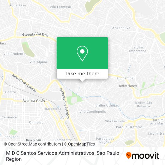 M D C Santos Servicos Administrativos map