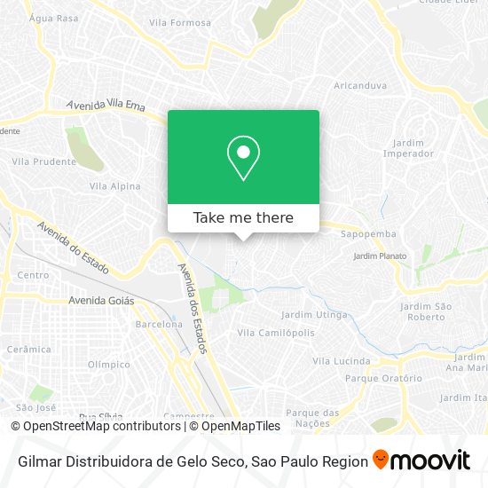 Gilmar Distribuidora de Gelo Seco map