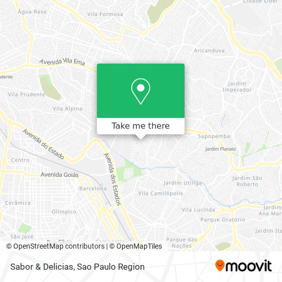 Sabor & Delicias map