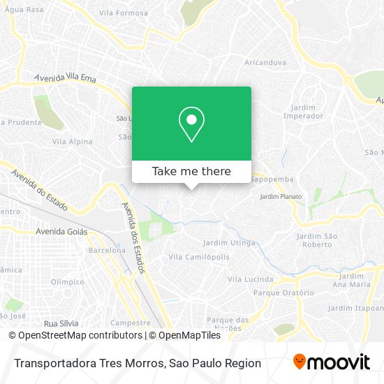 Transportadora Tres Morros map