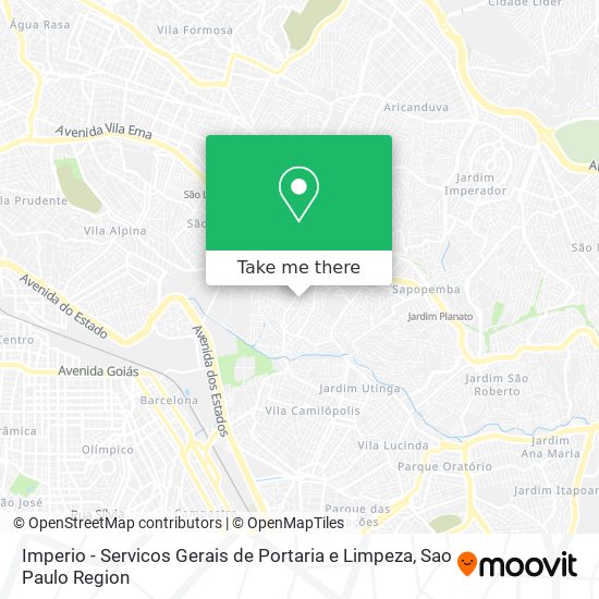 Imperio - Servicos Gerais de Portaria e Limpeza map