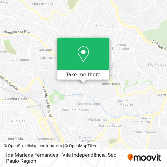 Ida Marlene Fernandes - Vila Independência map