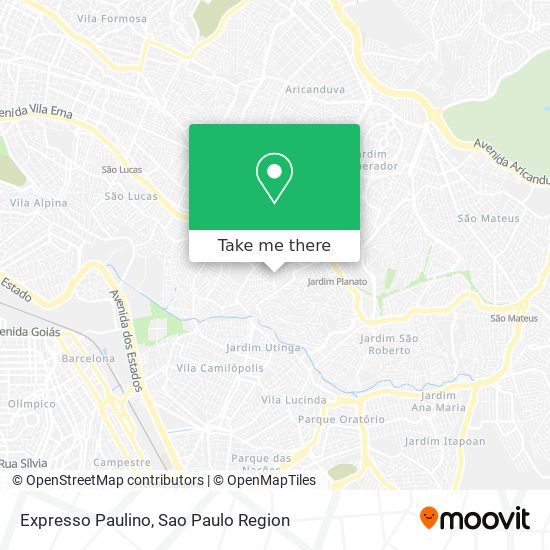 Expresso Paulino map