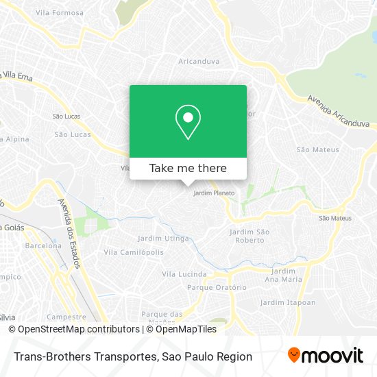 Trans-Brothers Transportes map