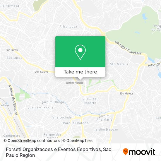 Mapa Forseti Organizacoes e Eventos Esportivos