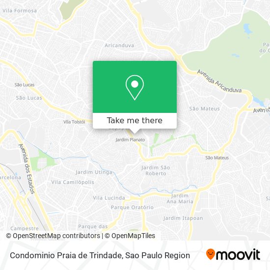 Condominio Praia de Trindade map