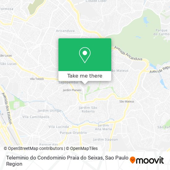 Teleminio do Condominio Praia do Seixas map