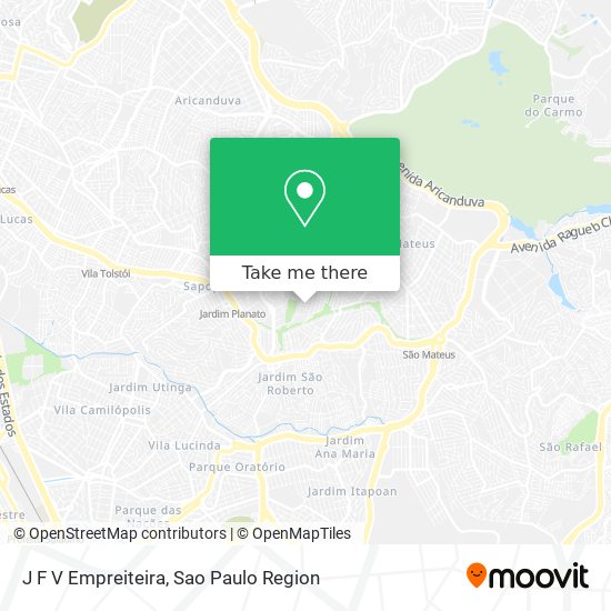 Mapa J F V Empreiteira