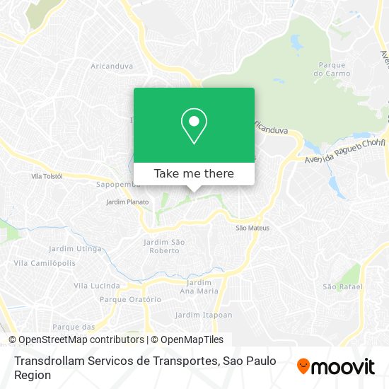 Transdrollam Servicos de Transportes map