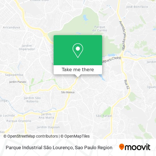 Parque Industrial São Lourenço map