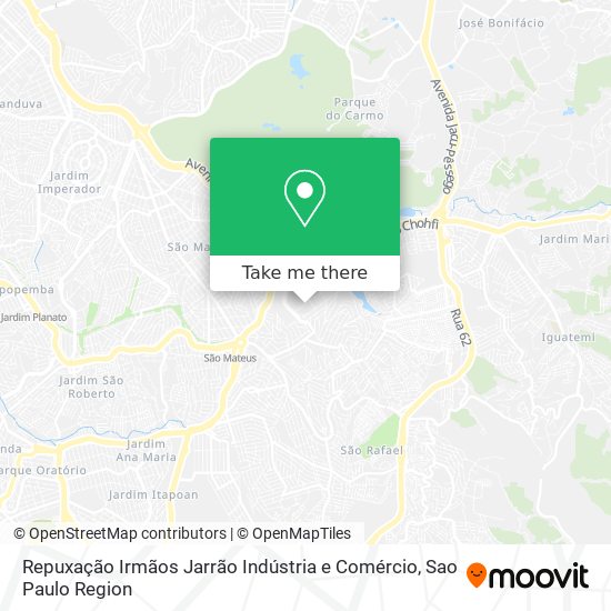 Repuxação Irmãos Jarrão Indústria e Comércio map
