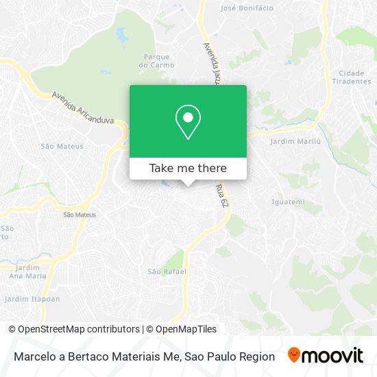 Marcelo a Bertaco Materiais Me map