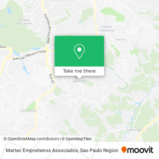 Mapa Martec Empreiteiros Associados