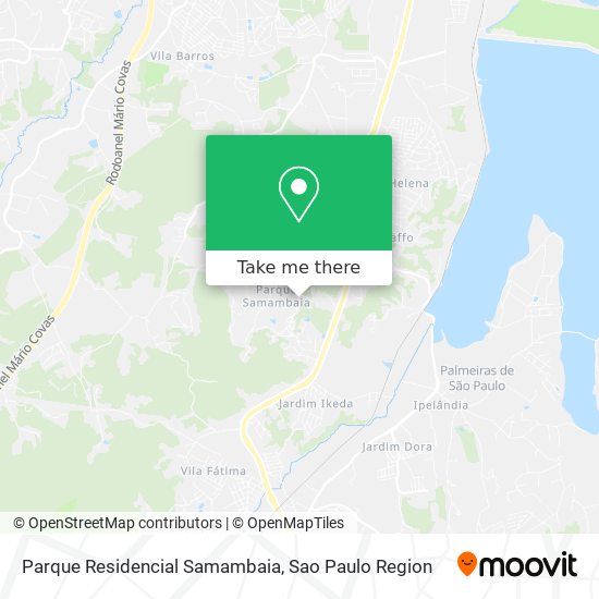 Parque Residencial Samambaia map