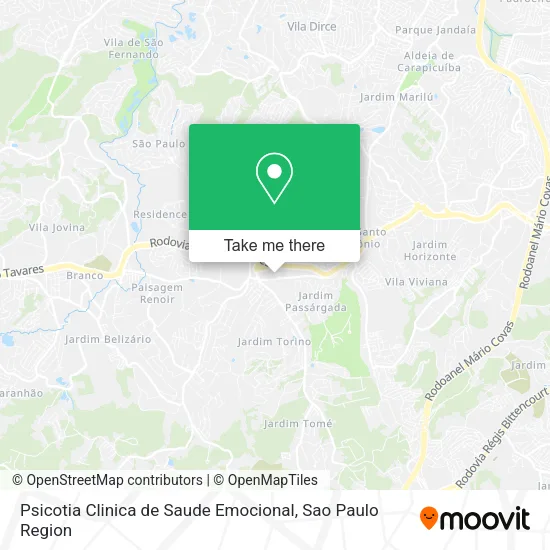 Psicotia Clinica de Saude Emocional map
