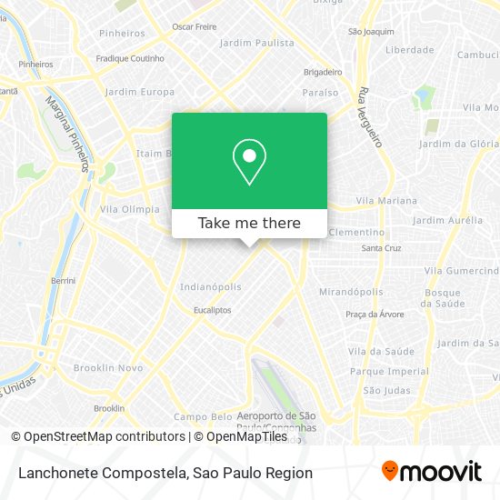 Lanchonete Compostela map