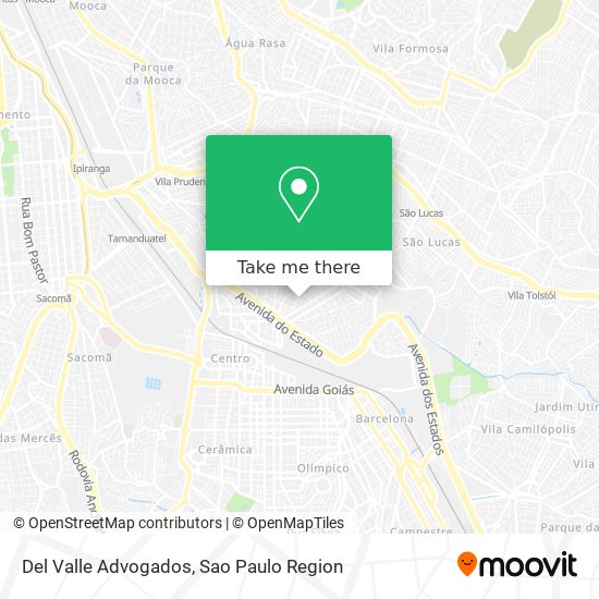 Del Valle Advogados map